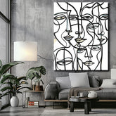 Painting by numbers lines art connection